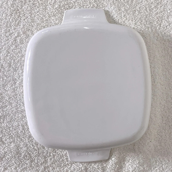 Vintage Corningware Lyrics Black Tulip Print Casserole Dish A-1.5-L USA - Picture 11 of 13